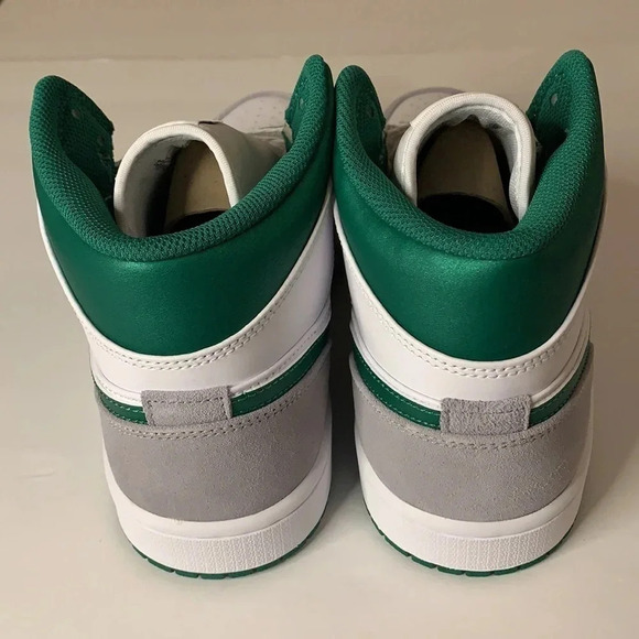 Air Jordan 1 Mid Sneakers PINE GREEN GREY - Picture 7 of 10